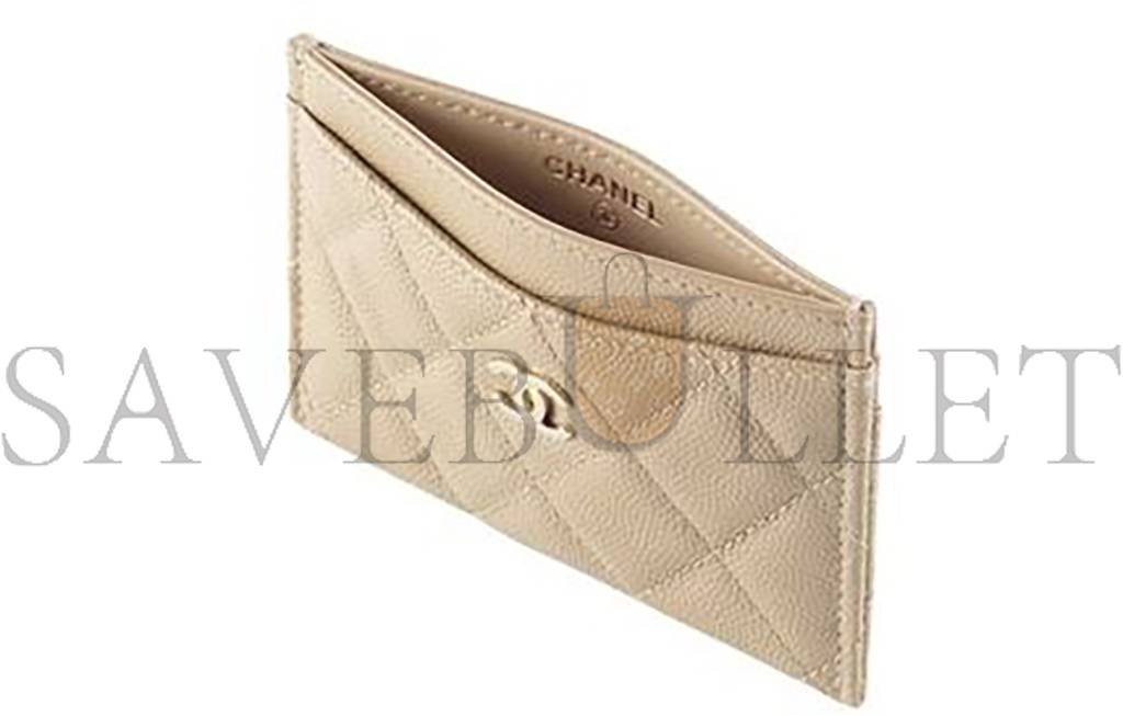 Ch*el classic card holder gold hardware ap0213 y33352 ni687 (11.2*7.5*0.5cm)
